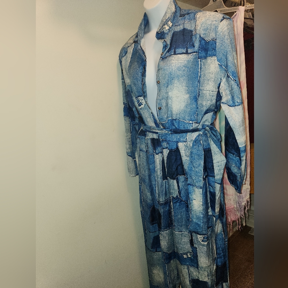 Chic Me Blue Jump Suit